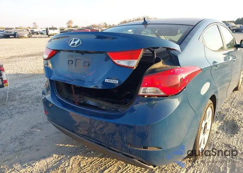 2013 Hyundai Elantra Limited из США, поврежденный, VIN KMHDH4AE0DU634866